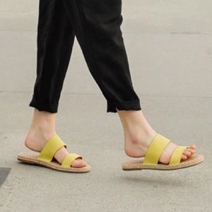NIB Sunny Mia Two Band Jute Espadrille Sandal